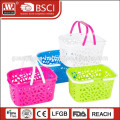 cesta de compras de supermercado de plástico